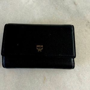 MCM black wallet